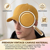 Aviator Style Baseball Cap with Integrated Goggles,Retro Pilot Style Hats Canvas Baseball Cap with Attached Goggle Sunglasses,Vintage Pilot Cat Ear Beanie,Hip Hop Peaked Cap,Detachable Unisex Fit - Beige