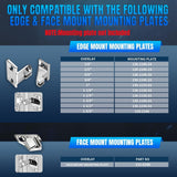 Replacement for 30.310-11.02 Blum Cabinet Hinges, Self Quick Closing 110 & 120 Degree Screw On, 33.3600 Compact 31 & 33 Hinge (Mounting Plate Not Included) Include Wood Screws - Silver - Size 8 PCS