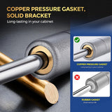 4 PCS, 150N/33 LB Silver Cabinet Gas Struts Lid Support, 10 Inch | Soft Open Doors, Kitchen Cabinets, Gas Shock Replacement, Lift Support Hinges, Cabinet Lids, Door Lifts, Hardware Update In Australia - Darrahopens