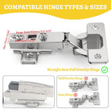 10 Pack Soft Close Motion Damper Mechanism for Full Overlay Hinges, Smooth Slow Straight-Arm, Clip Top Retrofitting Attachment, Cabinet Door Concealed Replacement Hardware Accessories In Australia - Darrahopens