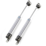 4 PCS 50N/11.2 LB Silver Cabinet Gas Struts Lid Support, 10 Inch | Soft Open Doors, Kitchen Cabinets, Gas Shock Replacement, Lift Support Hinges, Cabinet Lids, Door Lifts, Hardware Update