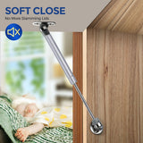 4 PCS 80N/18 LB Silver Cabinet Gas Struts Lid Support, 10 Inch | Soft Open Doors, Kitchen Cabinets, Gas Shock Replacement, Lift Support Hinges, Cabinet Lids, Door Lifts, Hardware Update In Australia - Darrahopens