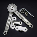 2 Packs Cabinet Cupborad Furniture Door Lift Stay Support Hinge Damper - Support Up to 100KG - Opening Angle 75°/90°/110° - Come with Hex Key In Australia - Darrahopens