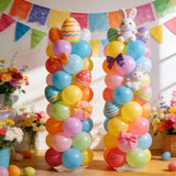 2Pcs Adjustable Metal Balloon Column Stand Kit with Water Base for Birthday Wedding Party Decoration, Reusable Telescopic Pole Set for DIY Balloon Garland Arch (Silver)