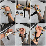 Heavy Duty Cable Attachment for Lateral Lifts, Gym Pulley Systems, Arm Workouts & Strength Training, 2Pack (Yellow) In Australia - Darrahopens
