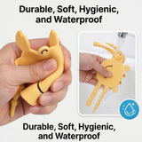 5-Pack Cute Crab-Shaped Silicone Door Lock Silencer, Adjustable Anti-Slam & Finger Guard for Bedroom & Nursery (Pink)