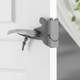 5-Pack Cute Crab-Shaped Silicone Door Lock Silencer, Adjustable Anti-Slam & Finger Guard for Bedroom & Nursery (Yellow)