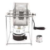 Stainless Steel Coffee Bean Roaster for Coffee Lovers
Hand Crank Manual Roasting Machine with Temperature Control, DIY Enthusiasts, Home Use Peanut(silver)