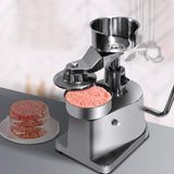 Hamburger Patty Maker & Burger Press – Kitchen Meat Molding Machine for Perfect Patties, Available in 100mm / 130mm / 150mm Sizes, 130mm (silver) In Australia - Darrahopens