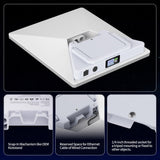 27500mAh 99Wh Clip-On Battery Pack Compatible with Starlink Mini, Portable Power Bank with Real-Time Digital Display, 65W DC Output, 45W USB-C PD for Camping RV Travel(White) In Australia - Darrahopens