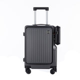 20-Inch Hardshell Luggage with Wheels – Scratch-Resistant Suitcase with Four Multi-Directional Wheels for Easy Travel(Black)