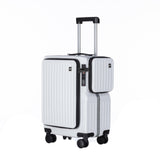 20-Inch Hardshell Luggage with Wheels – Scratch-Resistant Suitcase with Four Multi-Directional Wheels for Easy Travel(Black)