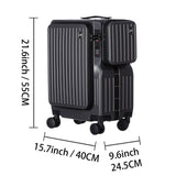 20-Inch Hardshell Luggage with Wheels – Scratch-Resistant Suitcase with Four Multi-Directional Wheels for Easy Travel(Pink)