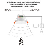 Darrahopens Electronics > Networking > Bridges & Routers 4Pack 24GHz Human Presence Sensor tuya Home Assistant MQTT smart Security & Lighting Control, Support Switch on/Off Non-smart Device(White) In Australia - Darrahopens