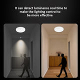 6Pack 24GHz Human Presence Sensor tuya Home Assistant MQTT smart Security & Lighting Control, Support Switch on/Off Non-smart Device(White)