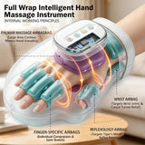 Cordless Hand Massager with Heat and Compression for Arthritis and
Carpal Tunnel Relief, 3 Massage Modes, 5 Intensities, 3 Heat Levels, Electric Handheld Wrist Massagers, Gifts for Women Men(White)