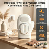 Cordless Hand Massager with Heat and Compression for Arthritis and
Carpal Tunnel Relief, 3 Massage Modes, 5 Intensities, 3 Heat Levels, Electric Handheld Wrist Massagers, Gifts for Women Men(White)