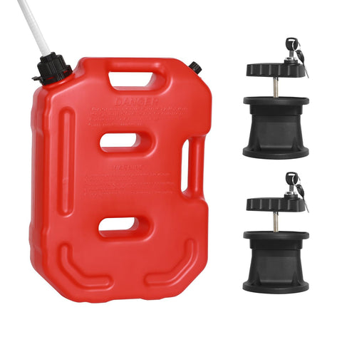 2.6-Gallon (10L) Storage Box with Lockable Bracket – Durable Storage Container for Home, Garage & Outdoor Use(Red) In Australia - Darrahopens