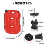 2.6-Gallon (10L) Storage Box with Lockable Bracket – Durable Storage Container for Home, Garage & Outdoor Use(Red) In Australia - Darrahopens