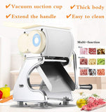 Darrahopens Home & Garden > Kitchenware > Kitchen Utensils 2-in-1 Multi-function Commercial Meat and Vegetable Cutting Machine Manual Meat Slicer Shredder Dicer Grinder Cutter 130lb/h for Pork, Lamb, Beef Hand Slicer, Thickness 7mm (silver) In Australia - Darrahopens