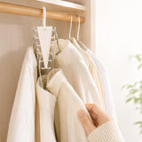 2-Pack V-Shaped 360° Rotating Closet Organizer with 12 Hooks for Hats, Bags & Scarves, Space-Saving Wardrobe Hanger (White)