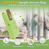 8-Pack Replacement Vacuum Bags for Oreck CC XL Series, Multi-Layer Filtration for Home & Office Cleaning (Green)