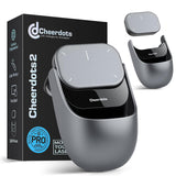 Upgraded AI Voice Mouse - Wireless Air Mouse with AI Voice Assistant, 12 Languages Translation, Meeting Transcription & Summary - Detachable Computer Mouse, Presentation Clicker for Laptop(Black)