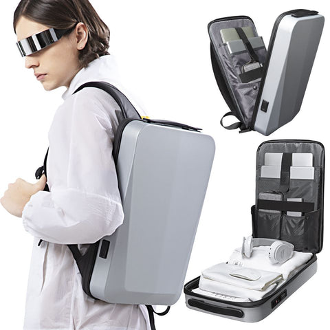 Starlink Mini Travel Bag, Anti-theft & Water-resistant Backpack for Starlink Dish and All Accessories, Fits for Camping, RV Trip 17 Inch(Silver) In Australia - Darrahopens