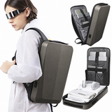 Starlink Mini Travel Bag, Anti-theft & Water-resistant Backpack for Starlink Dish and All Accessories, Fits for Camping, RV Trip 17 Inch(Silver) In Australia - Darrahopens
