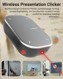 Touchpad Bluetooth Mouse with Presentation Mode, Detachable & Portable Design, Smart Software Control, Wireless Mouse for Meetings, Remote Work & Travel(Silver)