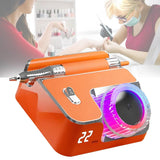 Darrahopens Health & Beauty > Personal Care > Foot Care Electric Nail File Drill,Rechargeable Nail Drills Machine,Manicure Pedicure Polishing Acrylic Gel Nail Grinder, for Salon, Home(Orange) In Australia - Darrahopens