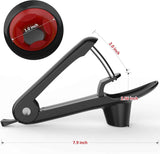Stainless Steel Cherry Pitter for Jam, Pie & Desserts – Ergonomic Handheld Fruit Corer with Lock Design (Black)