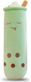 Bubble Tea Plush Pillow Soft Plush Toy Skin-Friendly Pillow Multiple Sizes Cute - Green - Size 36in In Australia - Darrahopens