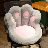 Cat Paw Cushion Chair Cushion Plush Cushion Home Decor Gift For Her Versatile - Gray - Size 45*40*35cm In Australia - Darrahopens