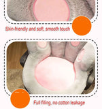 Cat Paw Cushion Chair Cushion Plush Cushion Home Decor Gift For Her Versatile - Gray - Size 45*40*35cm In Australia - Darrahopens