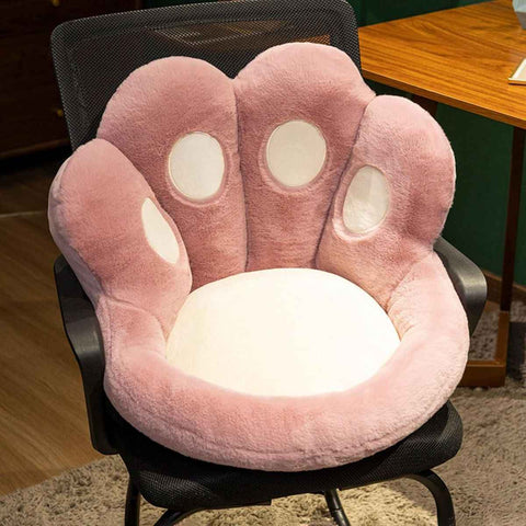 Cat Paw Cushion Chair Cushion Plush Cushion Home Decor Gift For Her Versatile - Pink - Size 45*40*35cm In Australia - Darrahopens