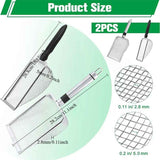 Stainless Steel Garden Sieve Scoop for Soil and Debris Separation-Silver