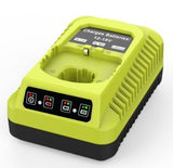 18V P108 Ryobi 18V Battery Replacement P117 Charger Lithium-Ion Battery Power - Black - Size Charger In Australia - Darrahopens