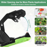 Garden Tape & Staple Gun Set for Plant Tying and Securing, 10000 Staples, 500m Tape-Green