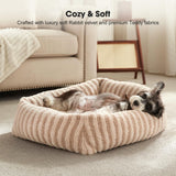 Dog Bed Soft Dog Bed Rabbit Velvet Dog Bed Teddy Fabric Dog Bed Cozy Dog Bed - Gray - Size 36in*27in In Australia - Darrahopens
