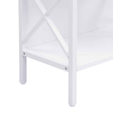 6 Tier Tall Bookshelf, White