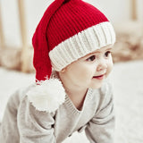 Trendbay Kids’ Christmas Knitted Beanie Hat with Cute Pom Pom
