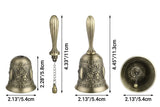 Trendbay Retro Bronze Metal Hand Bell Vintage Handheld
