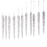 Acrylic Christmas Icicle Ornaments 13cm Hanging Decor In Australia - Darrahopens