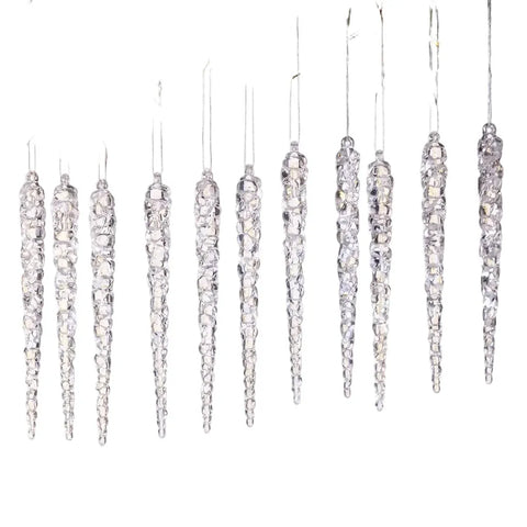 Acrylic Christmas Icicle Ornaments 13cm Hanging Decor In Australia - Darrahopens