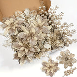 Trendbay Champagne Gold Artificial Berry Flower Bouquet Silk Floral In Australia - Darrahopens