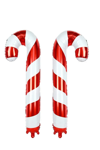 Trendbay 2pcs Extra-Large Red & White Striped Candy Cane Balloons In Australia - Darrahopens