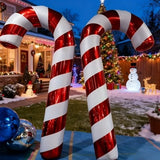 Trendbay 2pcs Extra-Large Red & White Striped Candy Cane Balloons In Australia - Darrahopens
