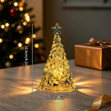 Trendbay Set of 3 Crystal-Style Christmas Tree Night Lights – Mini