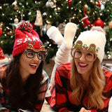 Trendbay Christmas Paper Glasses Photo Props